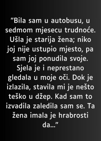 “Bila sam u autobusu,…” - featured image